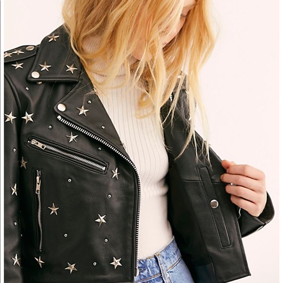 Star Studded Mercury cropped Jacket - Picture 6 of 6